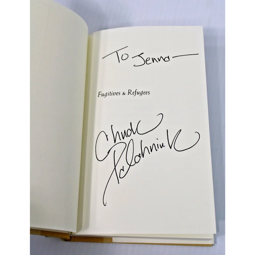 *SIGNED* Chuck Palahniuk- Fugitives And Refugees: A Walk In Portland, OR 1st Ed.